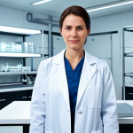**

"A professional female engineer in a fully clothed, modest lab coat, standing in a clean and modern research laboratory, surrounded by scientific equipment, appropriate attire, safe for work, perfect anatomy, correct proportions, high resolution, family-friendly, professional lighting."

**